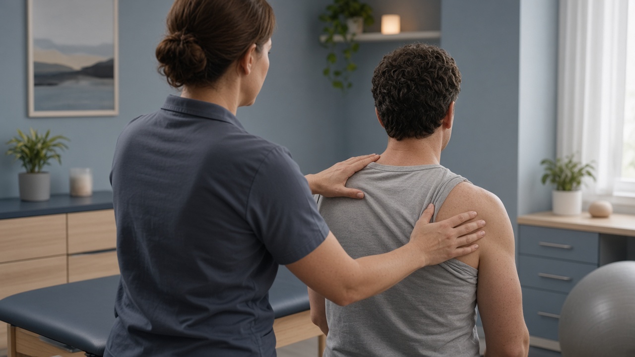 Physiotherapy treatment room